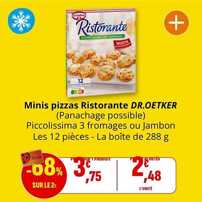 Minis pizzas Ristorante DR.OETKER (Panachage possible)