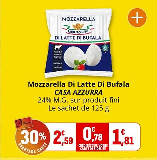 Mozzarella Di Latte Di Bufala CASA AZZURRA