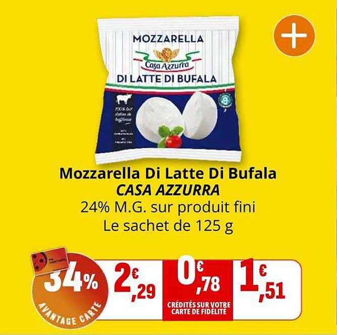 Mozzarella Di Latte Di Bufala CASA AZZURRA