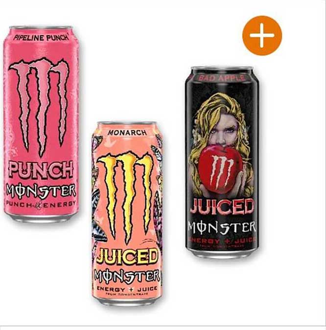 Ne manquez pas les nouvelles boissons Monster !