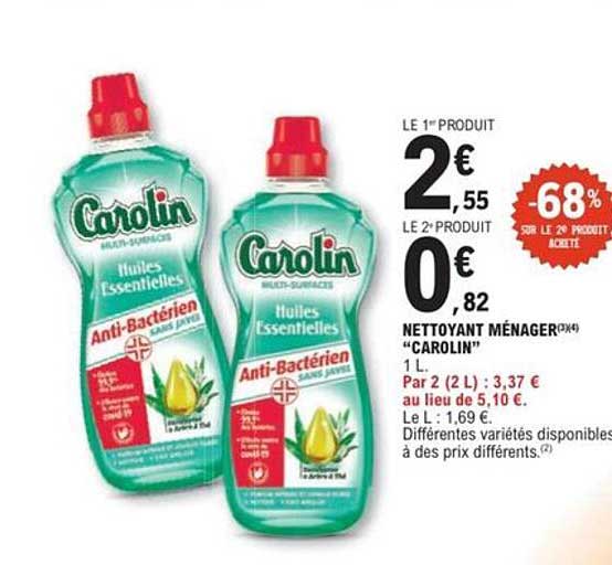 NETTOYANT MÉNAGER "CAROLIN"