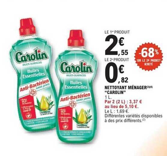 NETTOYANT MÉNAGER "CAROLIN"