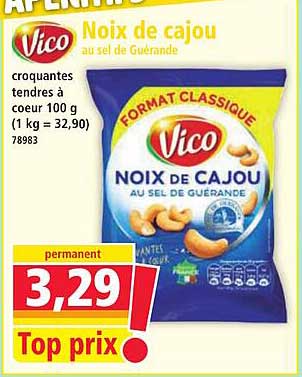 Noix de cajou au sel de Guérande