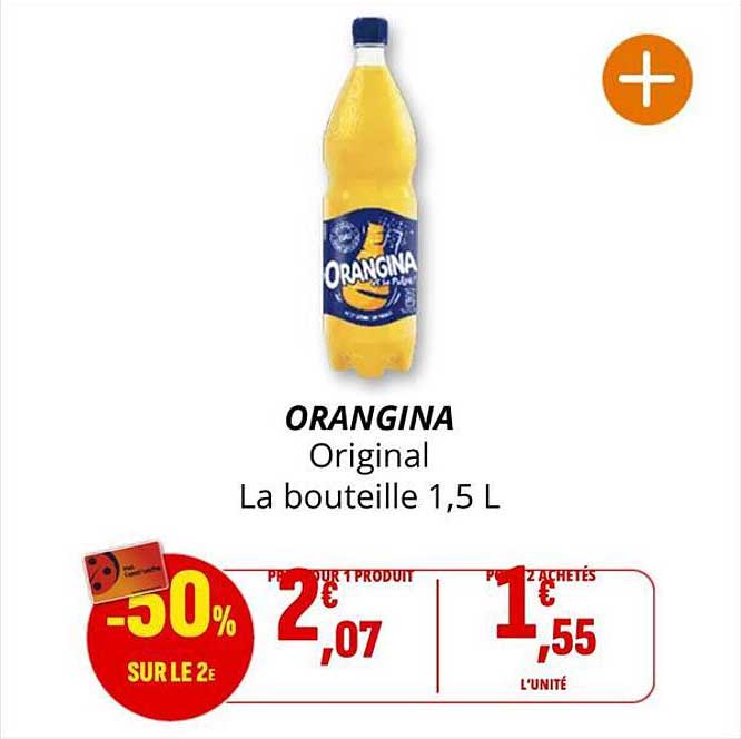 ORANGINA Original La bouteille 1,5 L