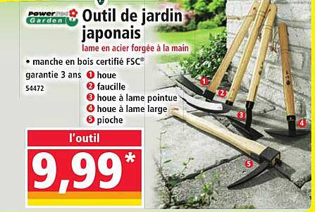 Outil de jardin japonais