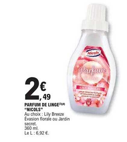 PARFUM DE LINGE "NICOLS"