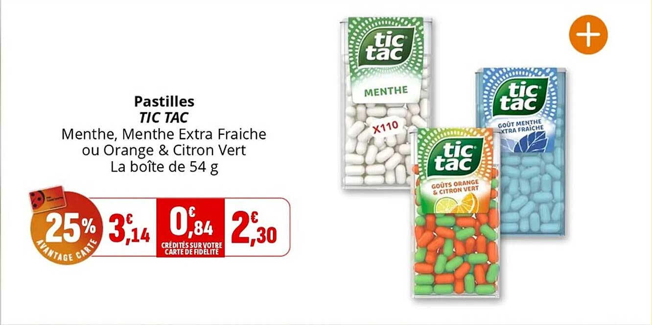 Pastilles TIC TAC