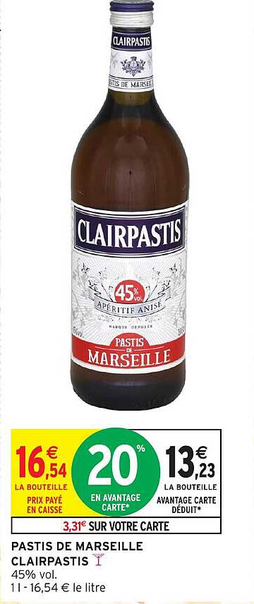 PASTIS DE MARSEILLE CLAIRPASTIS