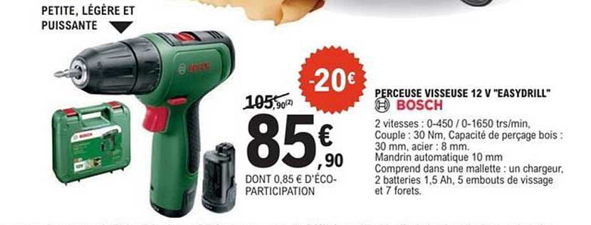 PERCEUSE VISSEUSE 12 V "EASYDRILL" BOSCH