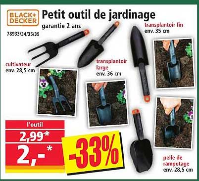 Petit outil de jardinage