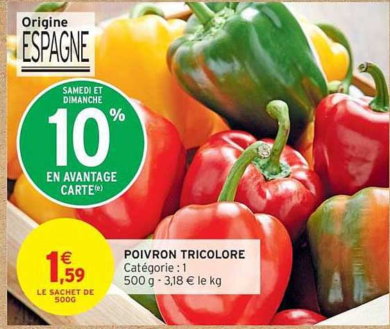 POIVRON TRICOLORE