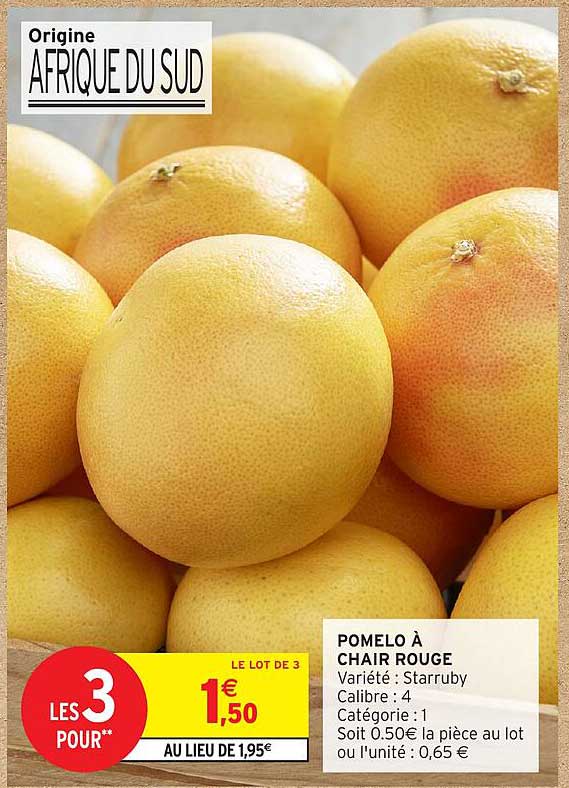 POMELO À CHAIR ROUGE