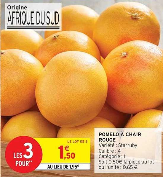 POMELO À CHAIR ROUGE