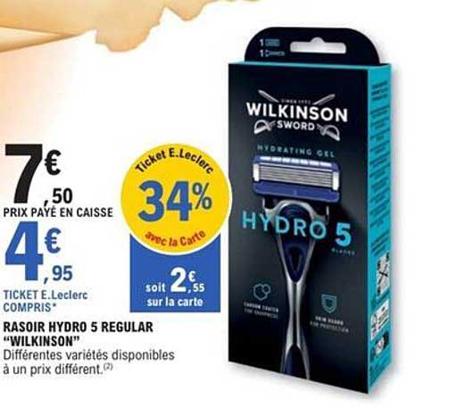 RASOIR HYDRO 5 REGULAR “WILKINSON”