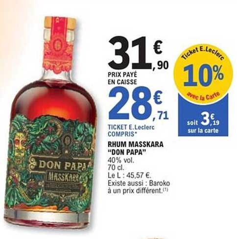 RHUM MASSKARA "DON PAPÀ"