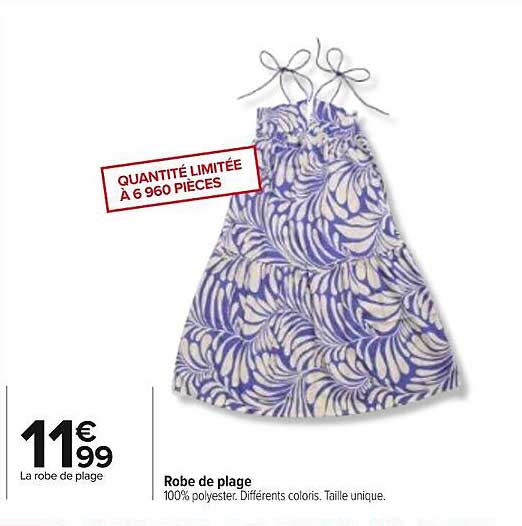 Robe de plage