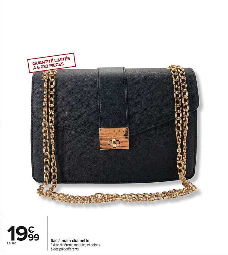 Sac à main chaînette