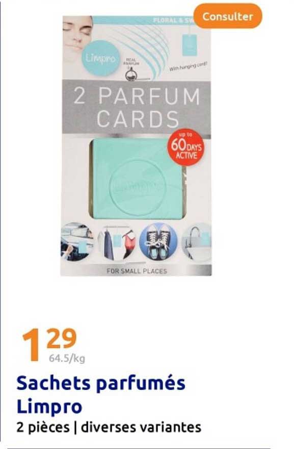 Sachets parfumés Limpro