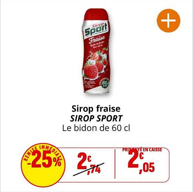 Sirop fraise