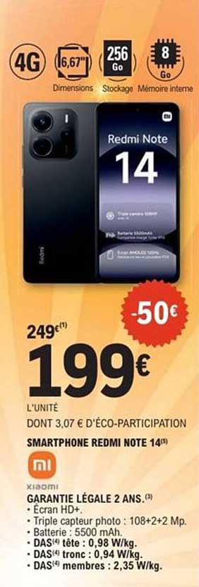 SMARTPHONE REDMI NOTE 14