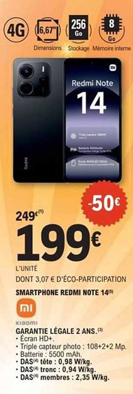 SMARTPHONE REDMI NOTE 14