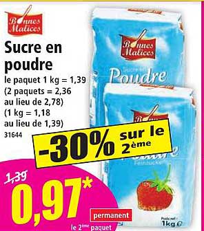 Sucre en poudre