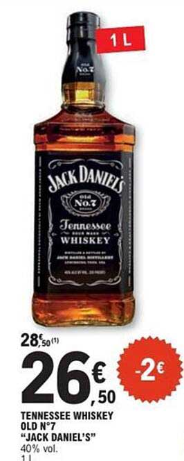 TENNESSEE WHISKEY OLD N°7 "JACK DANIEL'S"