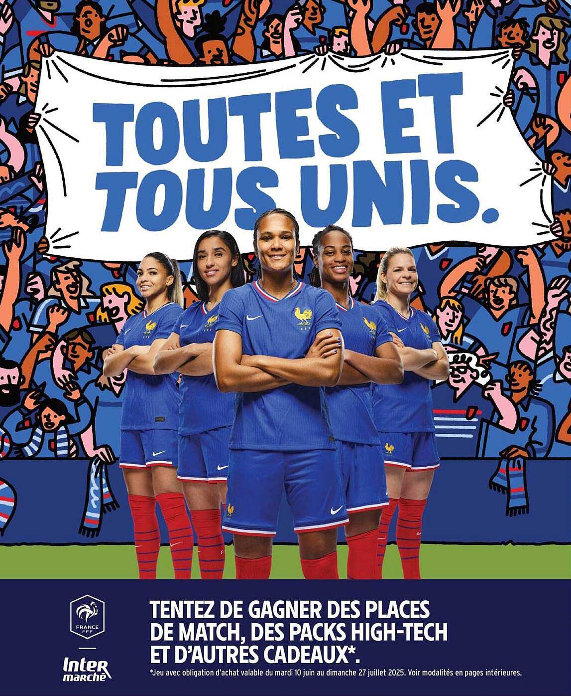 TENTEZ DE GAGNER DES PLACES DE MATCH, DES PACKS HIGH-TECH ET D’AUTRES CADEAUX*.