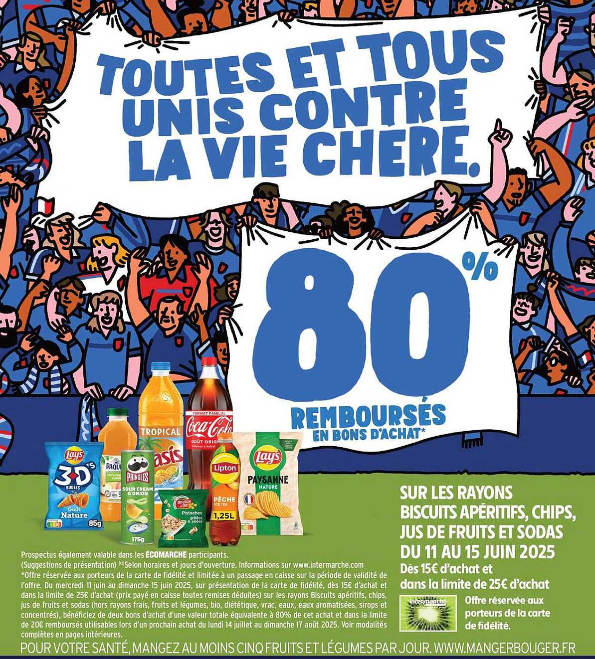 Toutes et tous unis contre la vie chère.