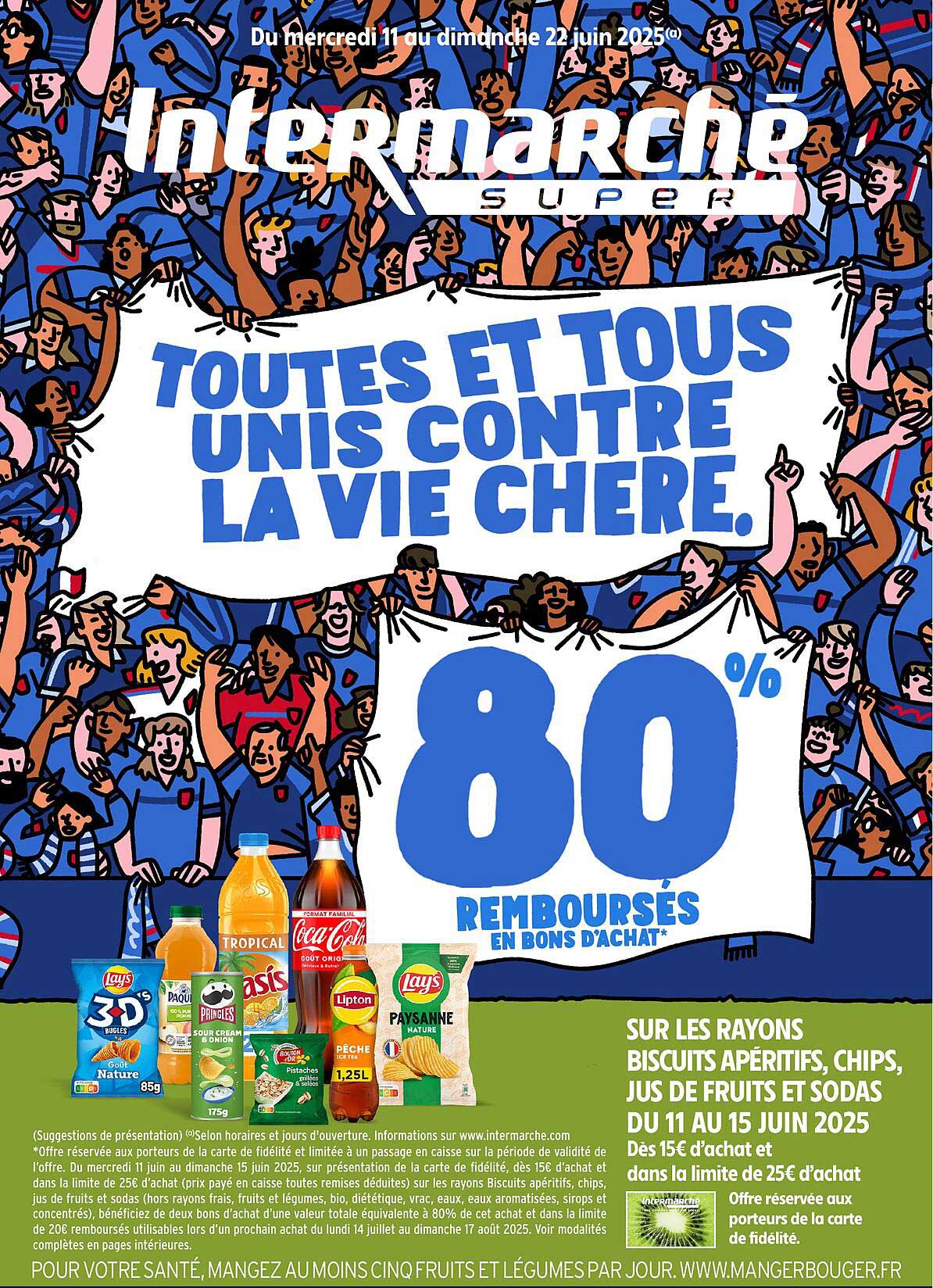 Toutes et tous unis contre la vie chère.