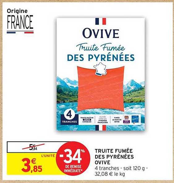 TRUITE FUMÉE DES PYRÉNÉES OVIVE