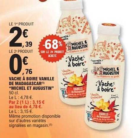 Vaché à boire vanille de Madagascar® "Michel et Augustin"