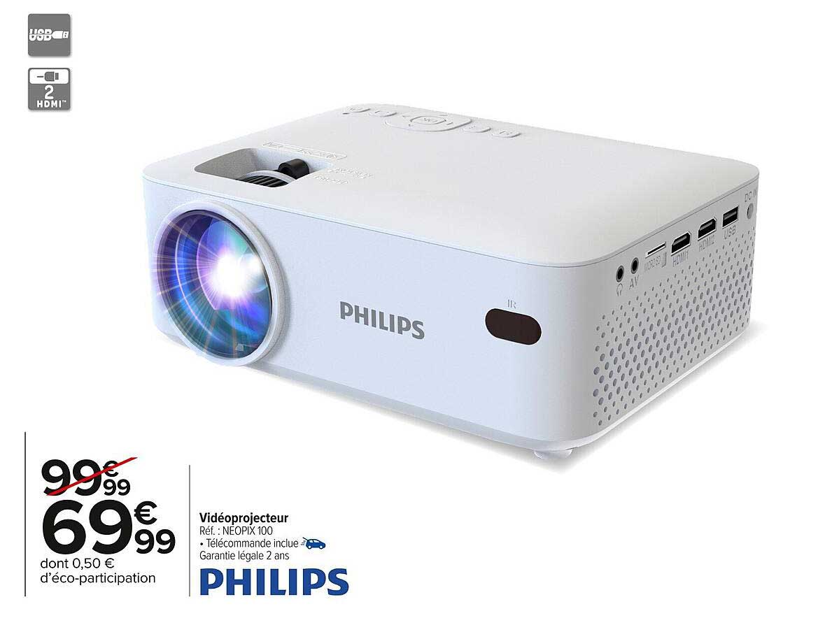 Vidéo-projecteur PHILIPS - NEOPIX 100
