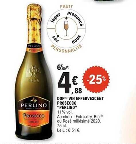 VIN EFFERVESCENT PROSECCO “PERLINO”