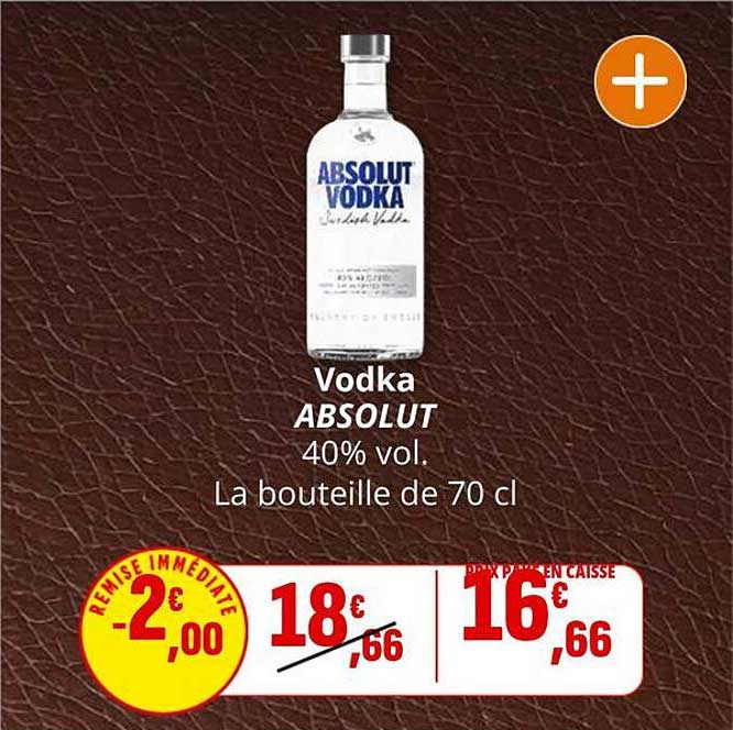 Vodka ABSOLUT 40% vol.