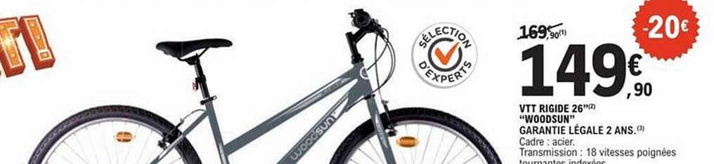 VTT RIGIDE 26" "WOODSUN"