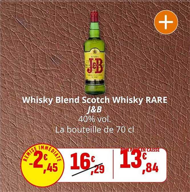 Whisky Blend Scotch Whisky RARE J&B