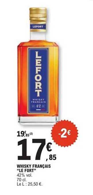 WHISKY FRANÇAIS “LE FORT”