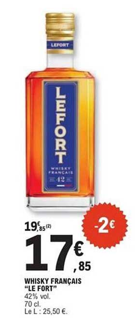 WHISKY FRANÇAIS “LE FORT”