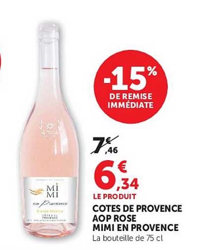 -15% DE REMISE IMMÉDIATE