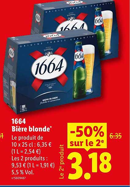 1664 Bière blonde*