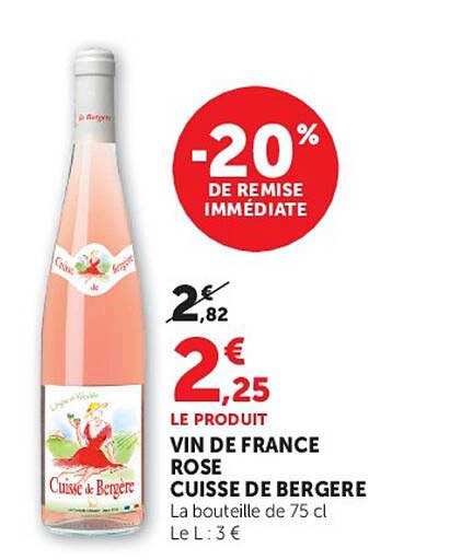 -20% DE REMISE IMMÉDIATE