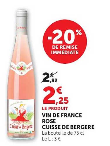 -20% DE REMISE IMMÉDIATE