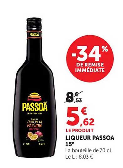 -34% DE REMISE IMMÉDIATE