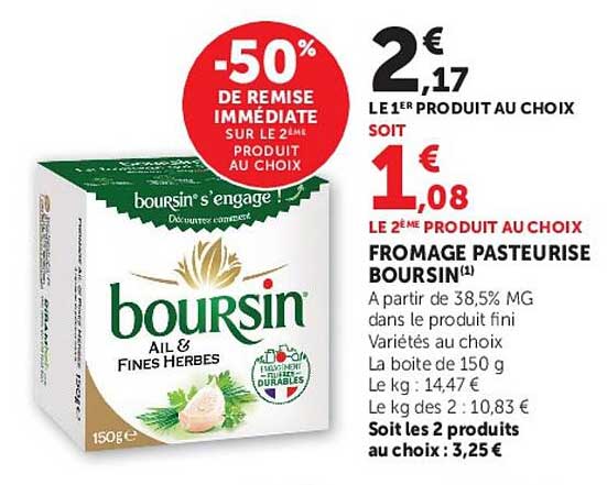 -50% DE REMISE IMMÉDIATE SUR LE 2ÈME PRODUIT AU CHOIX