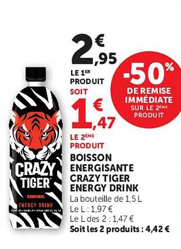 -50% DE REMISE IMMÉDIATE SUR LE 2ÈME PRODUIT