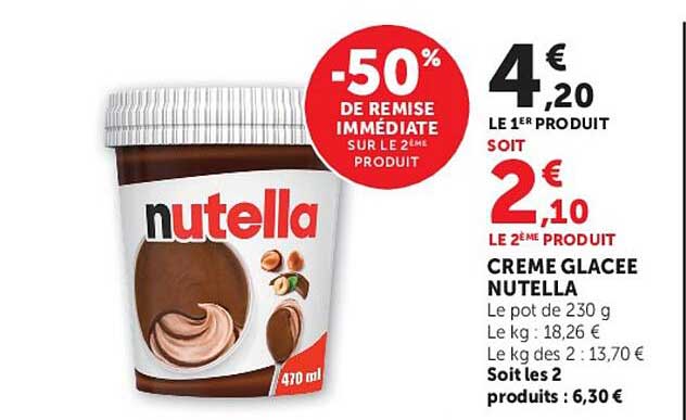 -50% DE REMISE IMMÉDIATE SUR LE 2ÈME PRODUIT