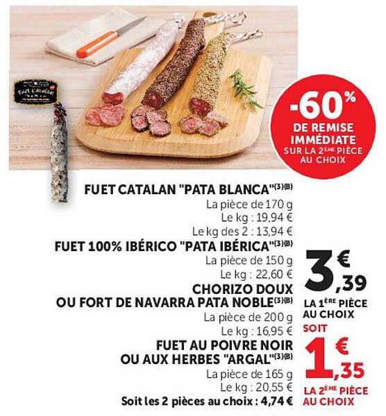 -60% DE REMISE IMMÉDIATE SUR LA 2EME PIÈCE AU CHOIX