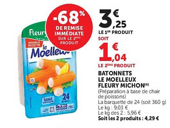 -68% DE REMISE IMMÉDIATE SUR LE 2ÈME PRODUIT