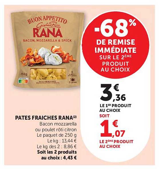 -68% DE REMISE IMMÉDIATE SUR LE 2ÈME PRODUIT AU CHOIX